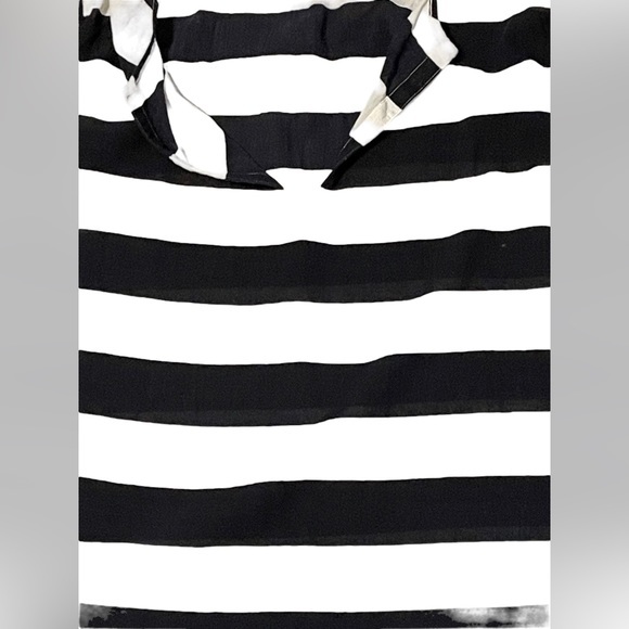 Nautica‎ Navy White Striped Swim Cover Up Tunic Women’s Large - Picture 2 of 4